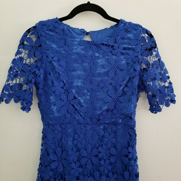 Dresses & Skirts - Royal Blue Lace Dress